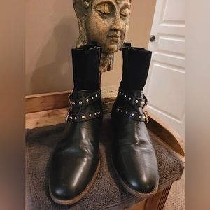 Coach ankle booties, loved but in great shape.